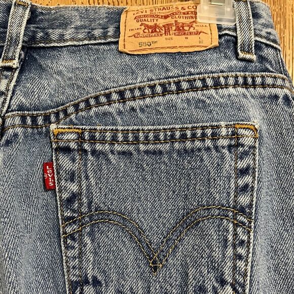 Rare Levi’s Women’s 550 Classic Relaxed Tapered for Petite Y2K/Retro Sz-25/26 - Picture 6 of 9